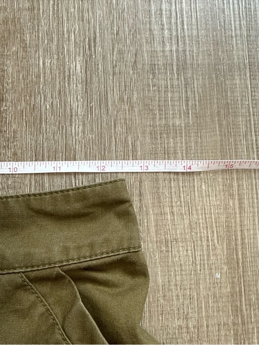 Pact Organic Cotton Olive Green Chino Style French Work Surplus Pants Size XS - Picture 9 of 12